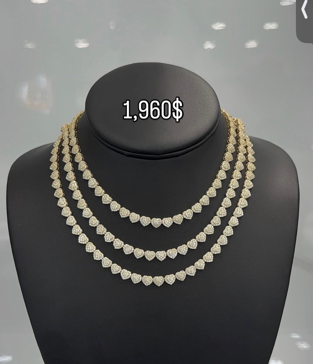 HEART CHOKER 14K GOLD